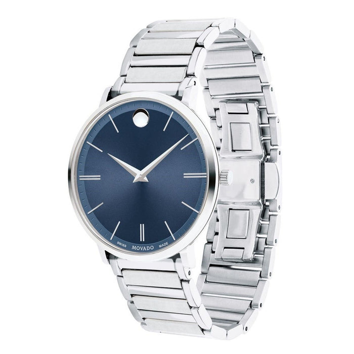 Movado Ultra Slim Quartz Stainless Steel Watch 0607168 