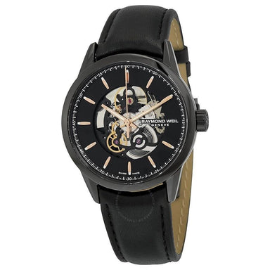 Raymond Weil Freelancer Automatic Automatic Black Leather Watch 2715-BKC-20021 