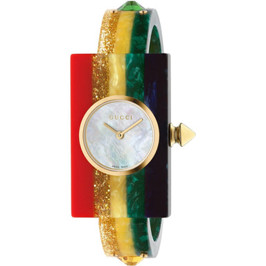 Gucci Plexiglas Quartz Multicolored Plexiglas Watch YA143520 
