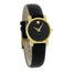 Movado Moderno Quartz Black Leather Watch 0604229 