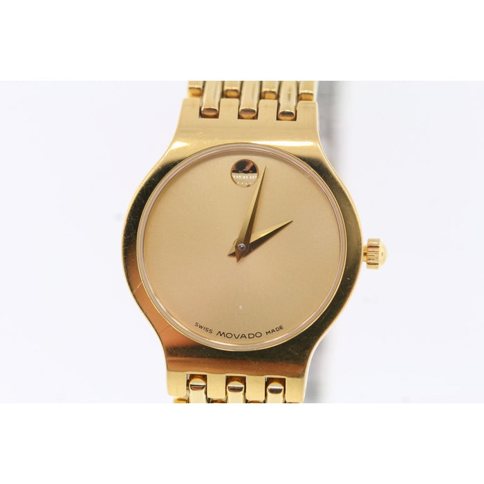 Movado Esperanza Quartz Gold-Tone Stainless Steel Watch 0604596 