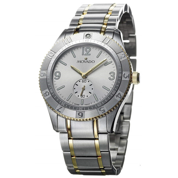 Movado Gentry Quartz Two-Tone Stainless Steel Watch 0604998 
