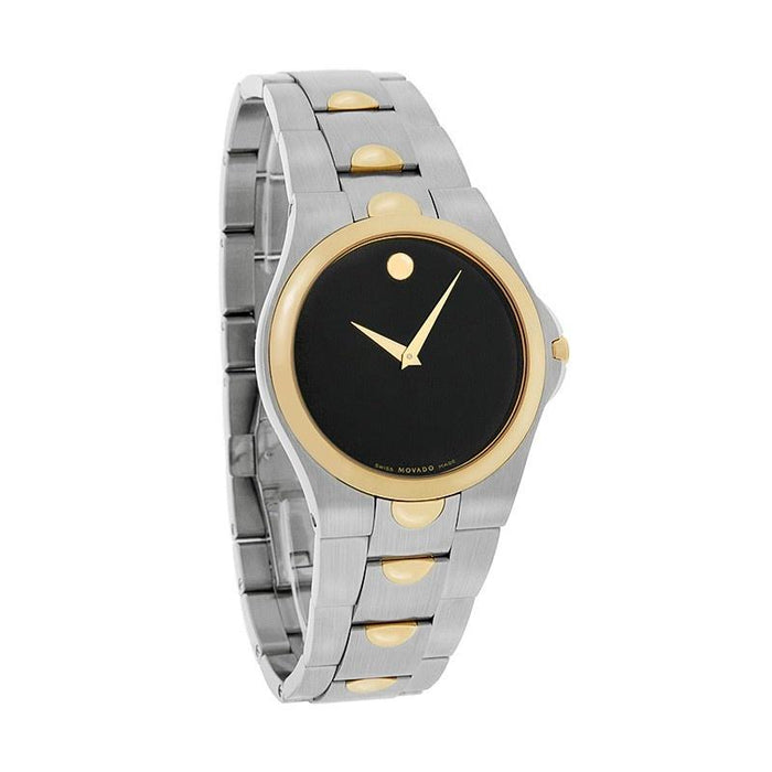 Movado Luno Quartz Two-Tone Stainless Steel Watch 0605635 