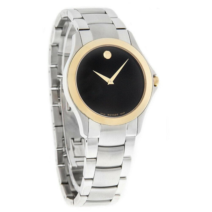 Movado Military Quartz Stainless Steel Watch 0605871 