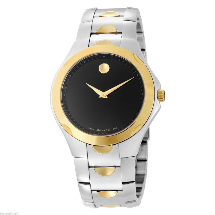 Movado Luno Quartz Two-Tone Stainless Steel Watch 0606381 