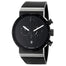 Movado Sapphire Synergy Quartz Chronograph Black Rubber Watch 0606501 