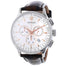 Movado Circa Quartz Chronograph Brown Leather Watch 0606576 