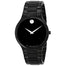 Movado Serio Quartz Black Stainless Steel Watch 0606594 