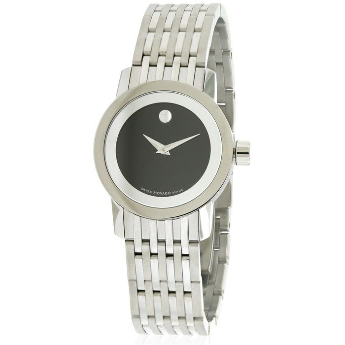 Movado Sapphire Quartz Stainless Steel Watch 0606645 