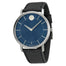 Movado TC Quartz Black Leather Watch 0606846 