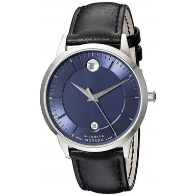 Movado 1881 Automatic Automatic Black Leather Watch 0606874 