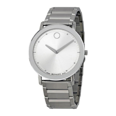Movado Sapphire Quartz Stainless Steel Watch 0606881 
