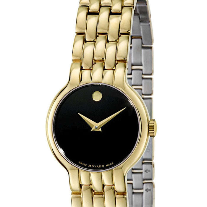 Movado Vetur  Quartz Gold-Tone Stainless Steel Watch 0606935 