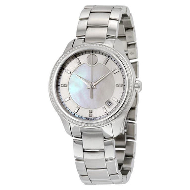 Movado Bellina Quartz Diamond Stainless Steel Watch 0606981 