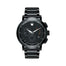 Movado Casual Quartz Chronograph Black Black PVD-Finished Stainless Steel Watch 0607001 