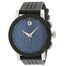 Movado Museum Quartz Chronograph, Crystal Black Rubber Watch 0607003 