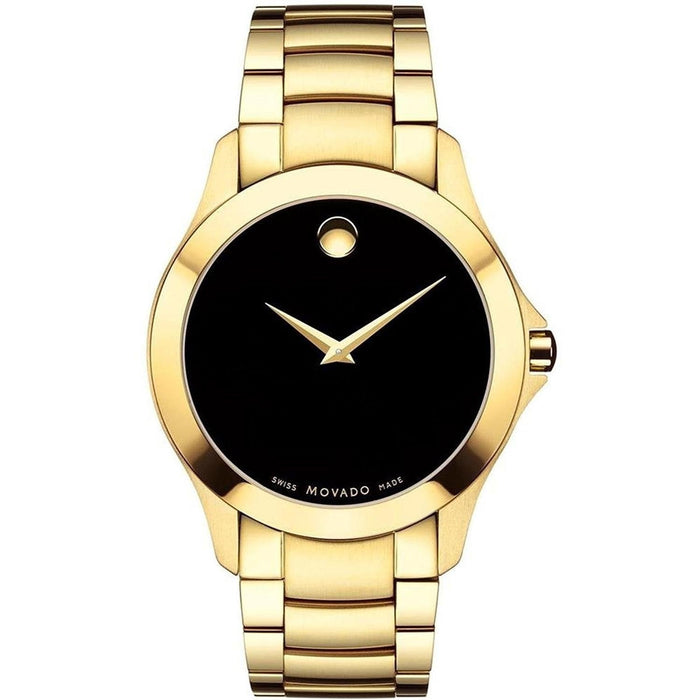 Movado Masino Quartz Gold-Tone Stainless Steel Watch 0607034 