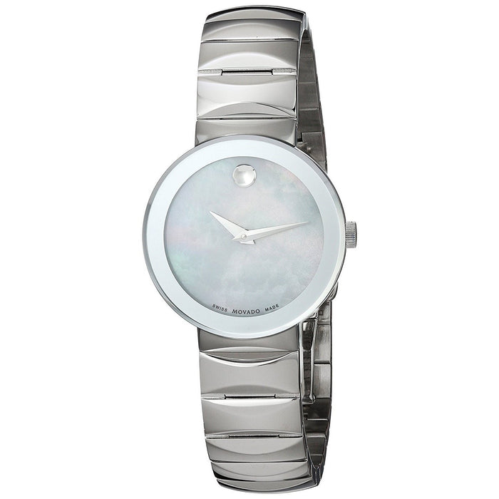 Movado Sapphire Quartz Stainless Steel Watch 0607048 