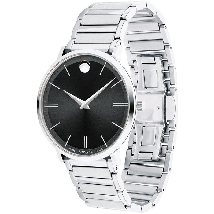 Movado Ultra Slim Quartz Stainless Steel Watch 0607167 