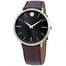 Movado Ultra Slim Quartz Brown Leather Watch 0607172 