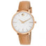 Movado Classic Quartz Brown Leather Watch 0607242 