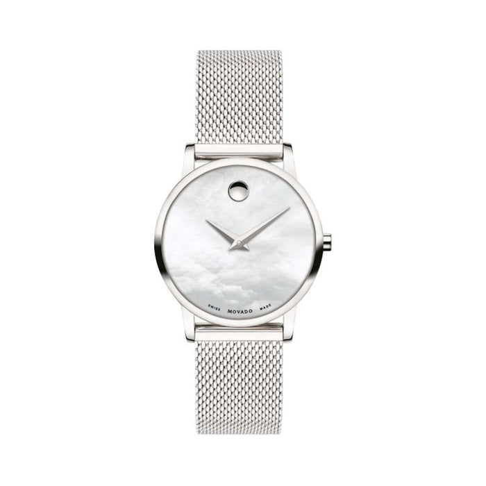 Movado Museum Classic Quartz Stainless Steel Watch 0607350 