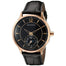 Movado Circa Motion SmartWatch Quartz Black Leather Watch 0660009 