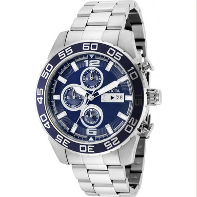 Invicta Men's 1013 Specialty Quartz Chronograph Blue Dial Watch