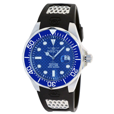 Invicta Men's 12559 Pro Diver Quartz 3 Hand Blue Dial Watch