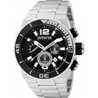 Invicta Men's 1341 Pro Diver Quartz Chronograph Black Dial Watch
