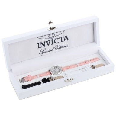 Invicta Women's 13967 Wildflower Quartz 3 Hand Silver Dial Watch