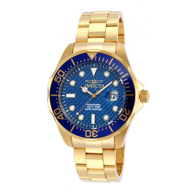 Invicta Men's 14357 Pro Diver Quartz 3 Hand Blue Dial Watch