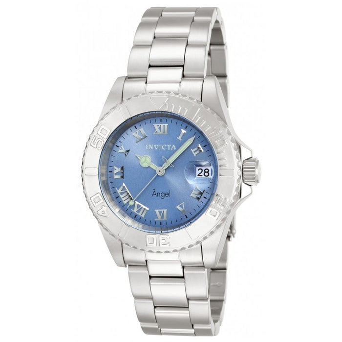 Invicta Women's 14361 Angel Quartz 3 Hand Light Blue Dial Watch