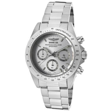 Invicta Men's 14381 Speedway Quartz Chronograph Silver Dial Watch