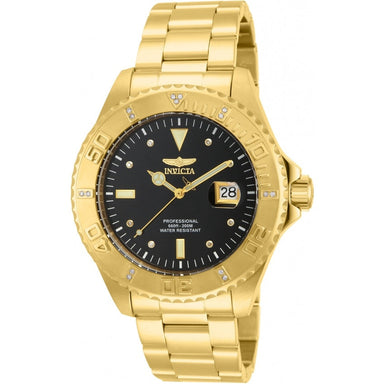 Invicta Men's 15286 Pro Diver Quartz 3 Hand Black Dial Watch