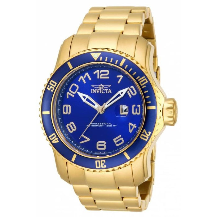 Invicta Men's 15347 Pro Diver Quartz 3 Hand Blue Dial Watch
