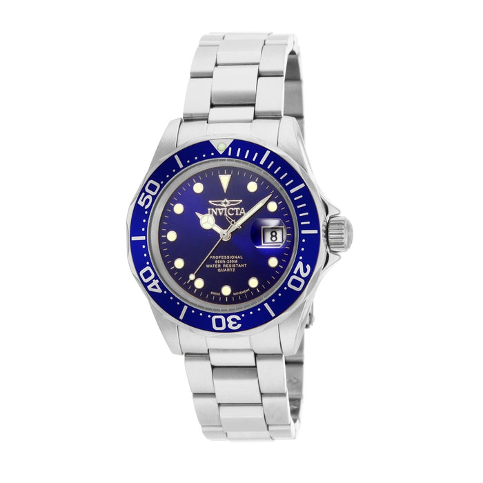 Invicta Men's 17056 Pro Diver Quartz 3 Hand Blue Dial Watch
