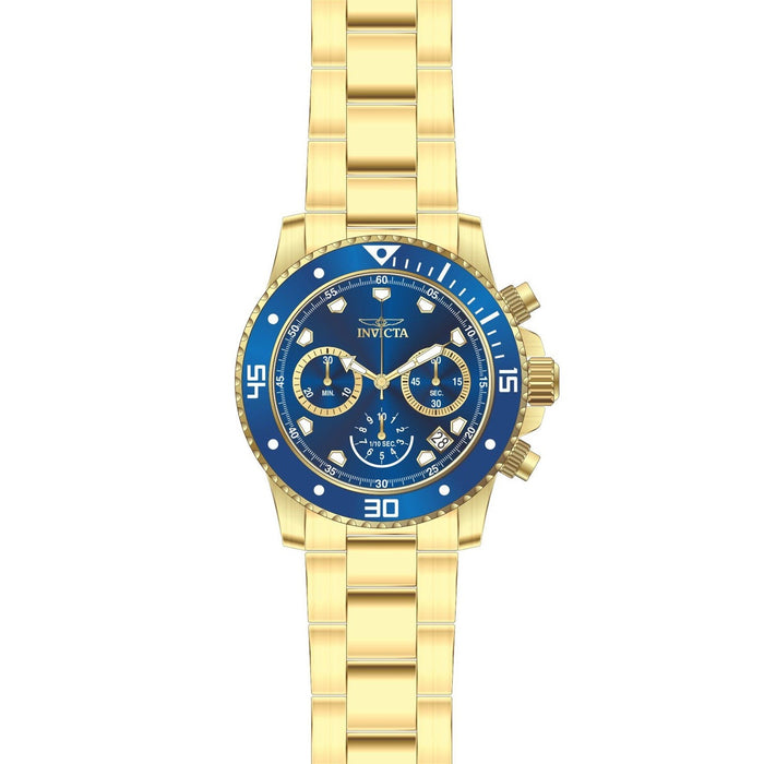 Invicta Men's 21894 Pro Diver Quartz Chronograph Blue Dial Watch