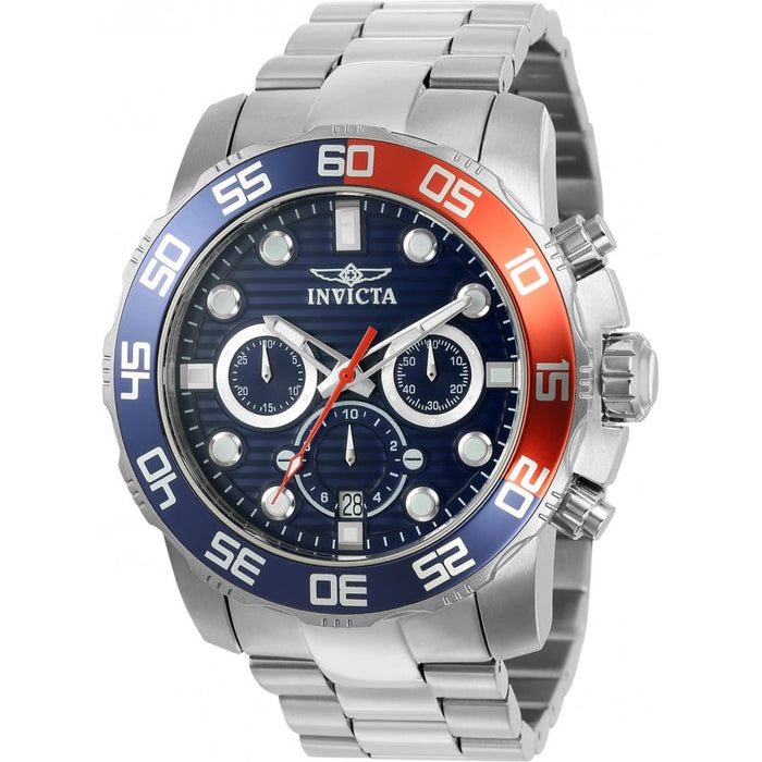 Invicta Men's 22225 Pro Diver Quartz Chronograph Blue Dial Watch