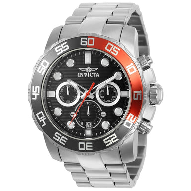 Invicta Men's 22230 Pro Diver Quartz Chronograph Charcoal Dial Watch