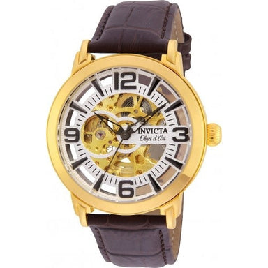 Invicta Men's 22608 Objet D Art Automatic 3 Hand Silver Dial Watch