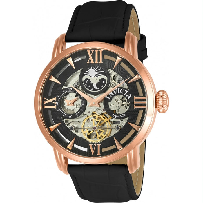 Invicta Men's 22653 Objet D Art Automatic 3 Hand Black Dial Watch