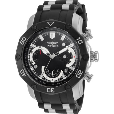 Invicta Men's 22797 Pro Diver Quartz 3 Hand Black Dial Watch