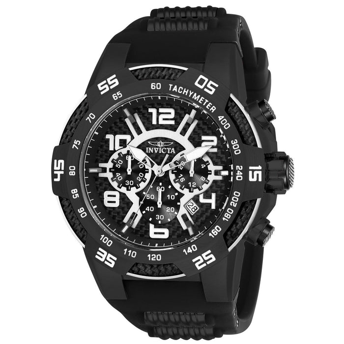 Invicta Men's 24236 Speedway Quartz Multifunction Black Dial Watch