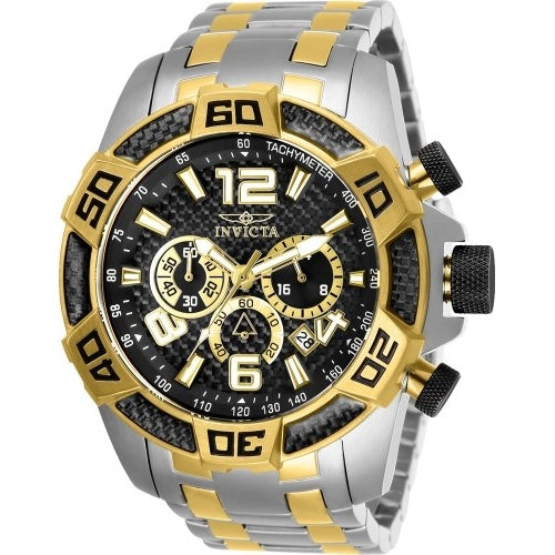 Invicta Men's 25856 Pro Diver Quartz Chronograph Black Dial Watch
