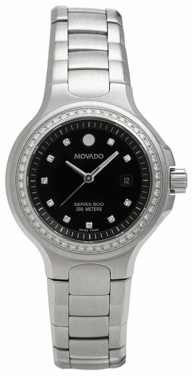 Movado Series 800 Quartz Stainless Steel Watch 2600054 