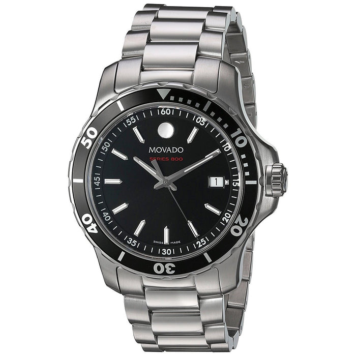 Movado Series 800 Quartz Stainless Steel Watch 2600135 