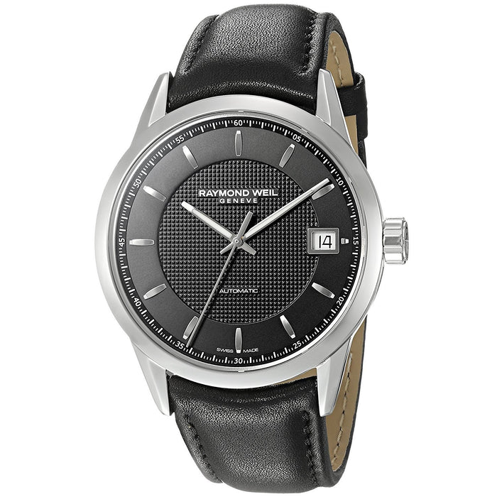Raymond Weil Freelancer Automatic Automatic Black Leather Watch 2740-STC-20021 