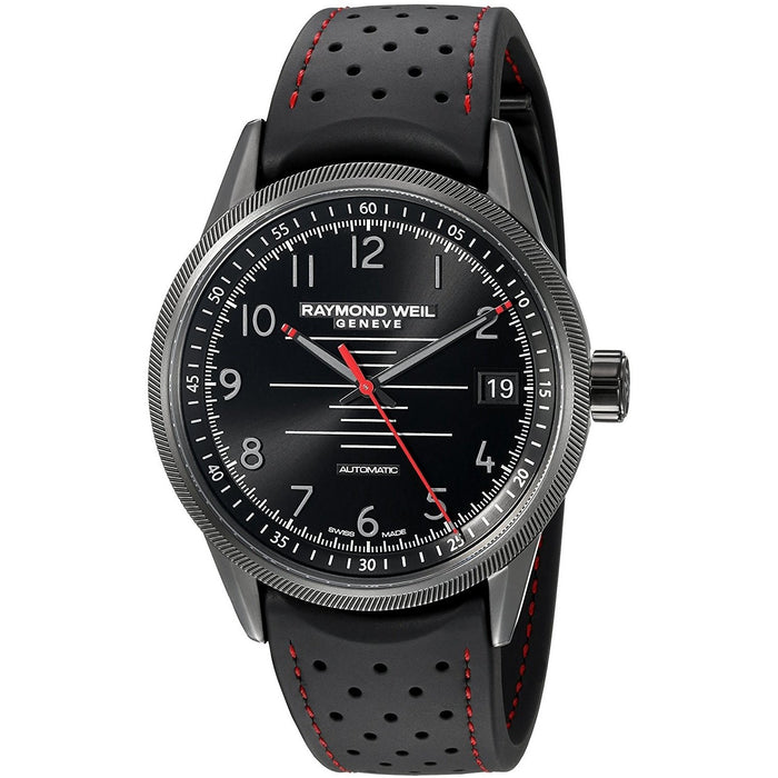 Raymond Weil Freelancer Automatic Automatic Black Rubber Watch 2754-BKR-05200 