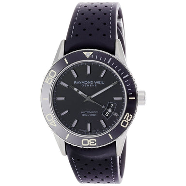 Raymond Weil Freelancer Automatic Automatic Black Rubber Watch 2760-TR1-20001 